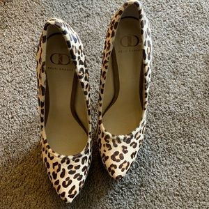 Kelsie Dagger Leopard Print Heels